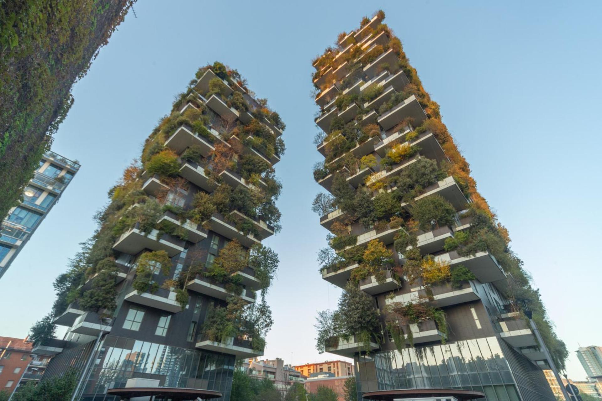 Modern Oasis Opposite Bosco Verticale Apartment Milan Exterior photo