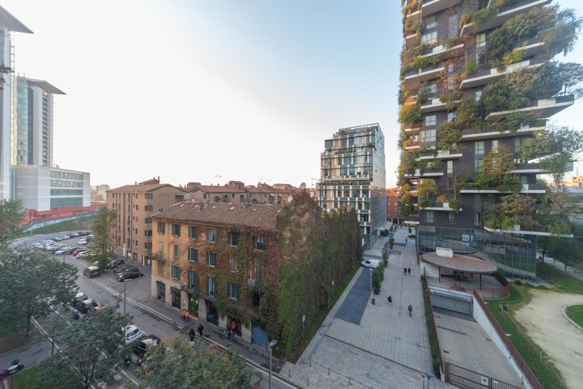 Modern Oasis Opposite Bosco Verticale Apartment Milan Exterior photo